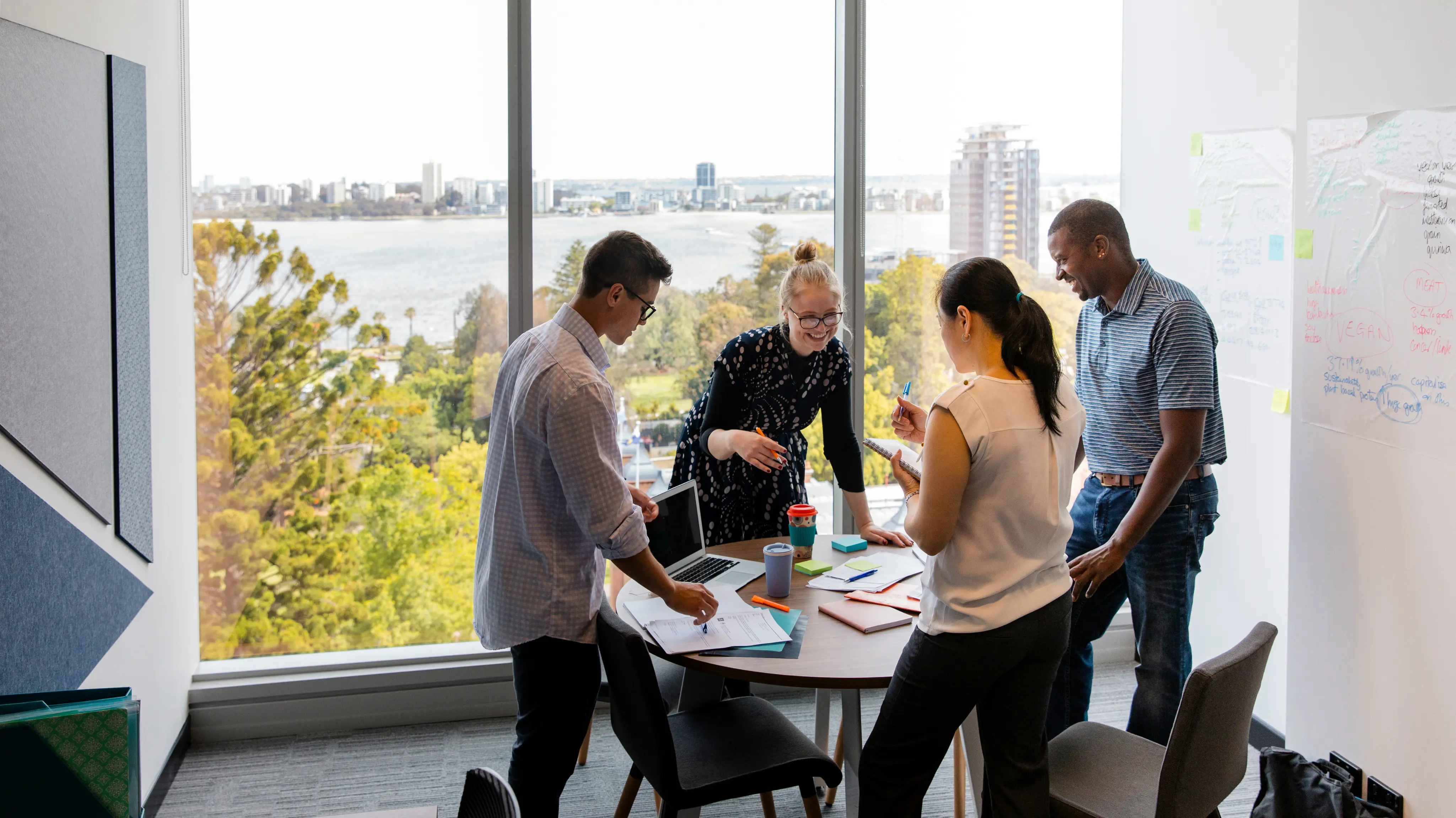 Hardt Consulting team collaborating in a modern office